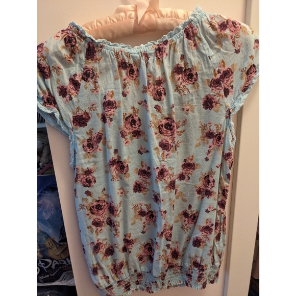 Forever 21 Ruffled Tie-Neck Blouse - Picture 2 of 3